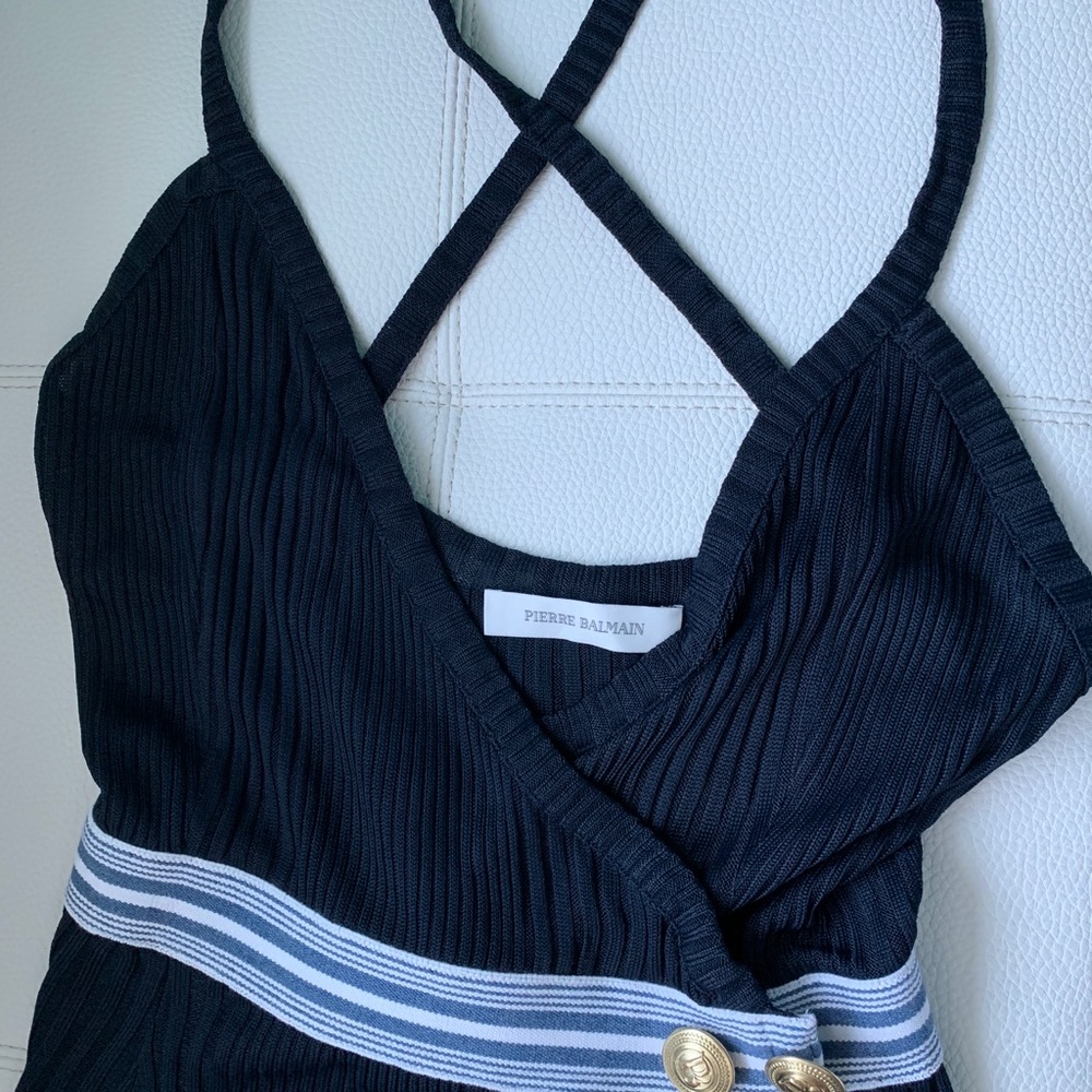 Pierre Balmain Knitted Long Dress